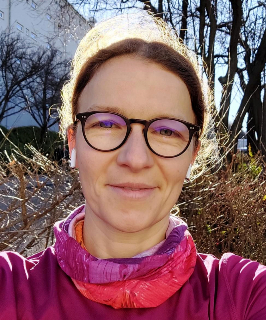Sabine Egger Foto von Sabine Egger, zufriedene Sportlerin